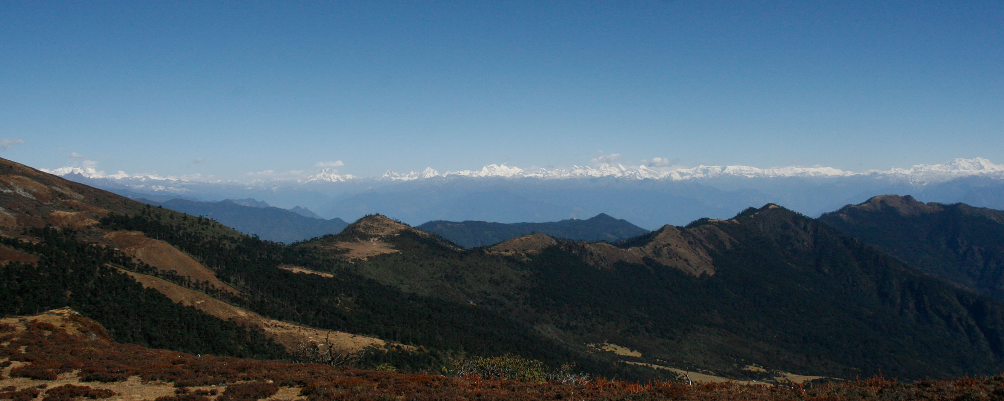 Mountain Ranges in Bhutan